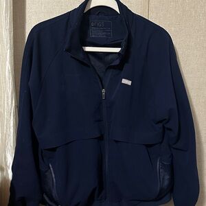 Figs Sydney Scrub Jacket Navy XL Womens
